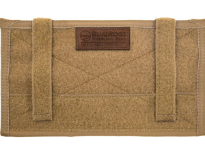 MOLLE Visor Organizer (COYOTE) - front, with leather BROG tag and velcro
