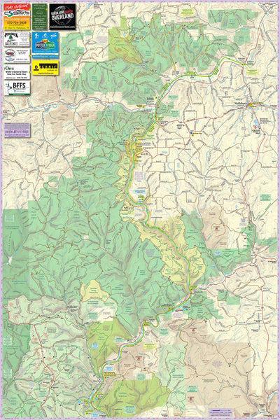 Pine Creek Lizard Map - Grand Canyon of Pennsylvania