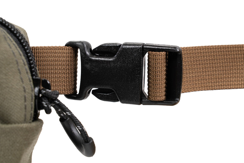 Bum Bag uses genuine ITW buckles