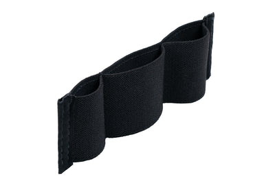 Velcro Elastic Keeper 6" - front with 3 loops for storing items