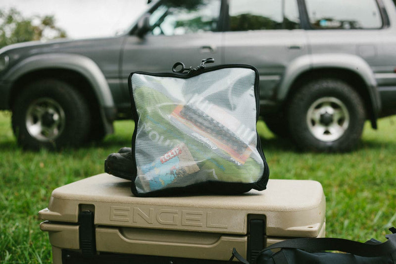 Clear Packing Cube 12 x 12 x 2.5"  - Blue Ridge Overland Gear