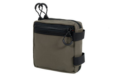 BROG EDC pouch, rear with zipper pocket ready to use