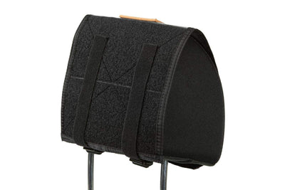 Headrest Velcro Panel, black, back with look velcro