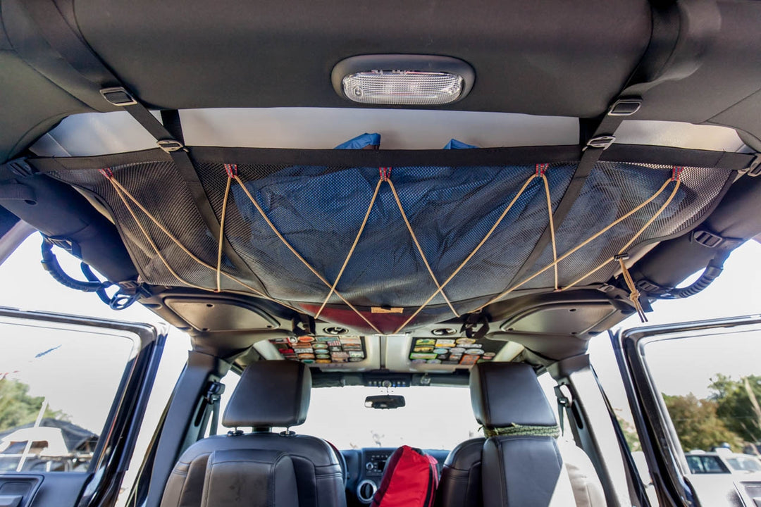 Jeep JKU Attic  - hooked to roof and in use