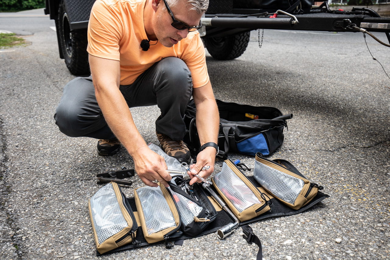 Tool Pouch Roll Blue Ridge Overland Gear