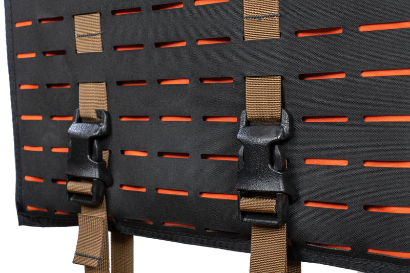 Triple Run Back Seat Adapter for Seat Back Panels - Coyote