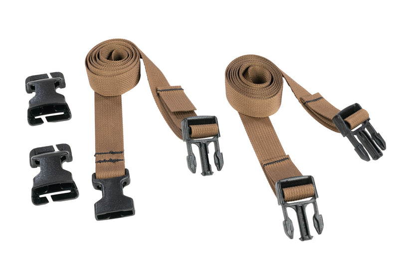 Triple Run Back Seat Adapter for Seat Back Panels - Coyote