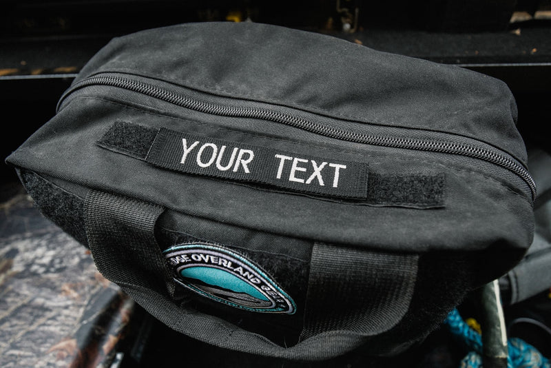 CUSTOM ID Panel Name Tape  - Blue Ridge Overland Gear