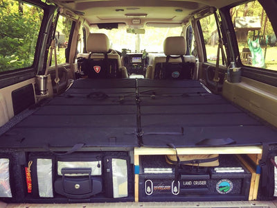 Trail Creeper Off Road Mechanic Multi Mat inside vehicle sleeping mat Blue Ridge Overland Gear