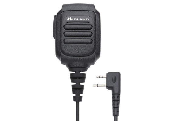 Midland AVPH10 Shoulder Speaker Mic for Handheld Radios connector pin detail 