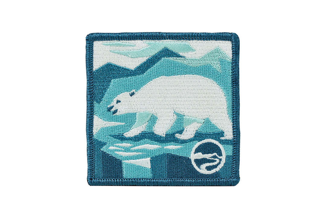 Tundra Bear morale patch - limited run, the final release in the Biomes patch seriesBiome Four: Tundra Bear - Morale Patch