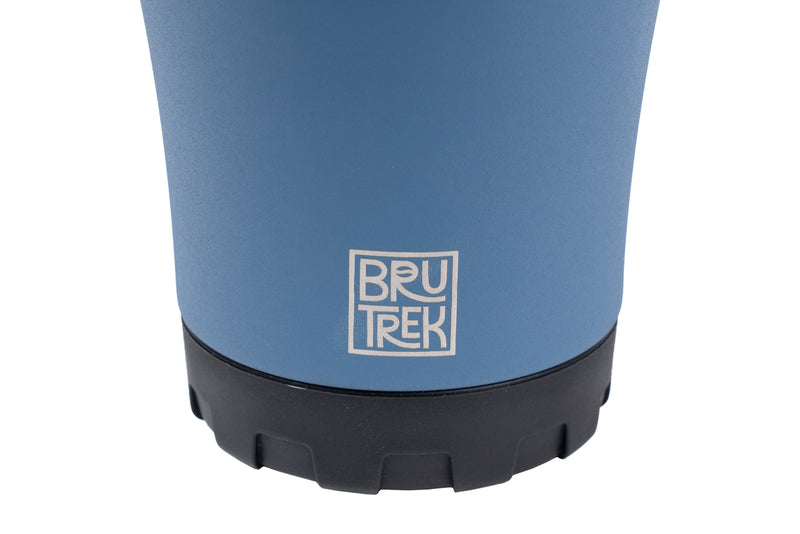 BruTrek Tumbler, blue, BruTrek logo
