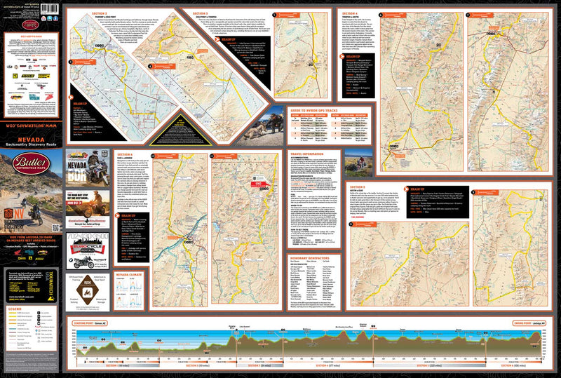 Nevada Backcountry Discovery Route Map