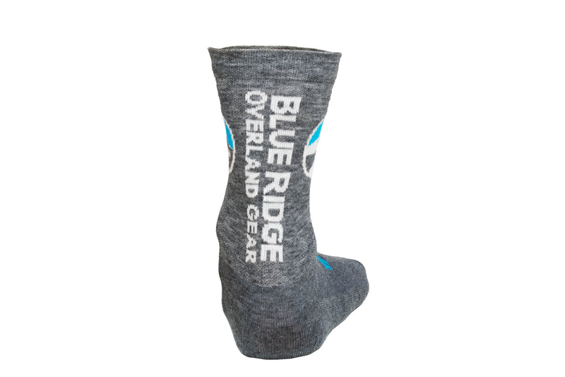 Blue Ridge Overland Gear Logo Socks - Blue Ridge Overland Gear