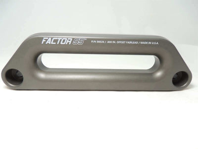 Factor 55 Offset Fairlead.  The bolts for the fairlead are below the opening for the rope