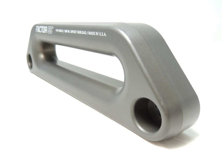 Factor 55 Offset Fairlead detail on end and thickness