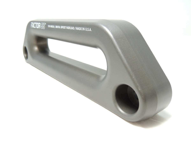 Factor 55 Offset Fairlead detail on end and thickness
