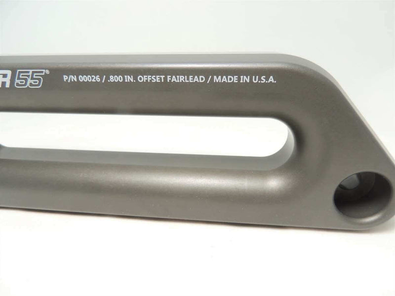Factor 55 Offset Fairlead  detail on part number. Part Number 00026. .8" offset fairlead.