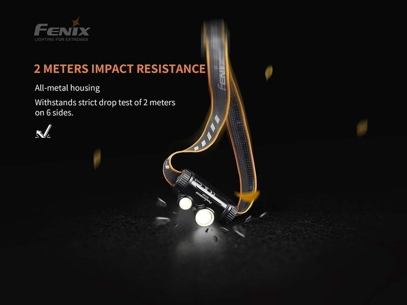 Fenix HM65R + E-Lite Combo Pack Rechargeable Headlamp & Mini Flashlight