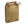 Rear view of coyote BROG Gadget Bag showing a clean Cordura back panel, dual carry handles, reinforced webbing attachment points, and black zippered closure.