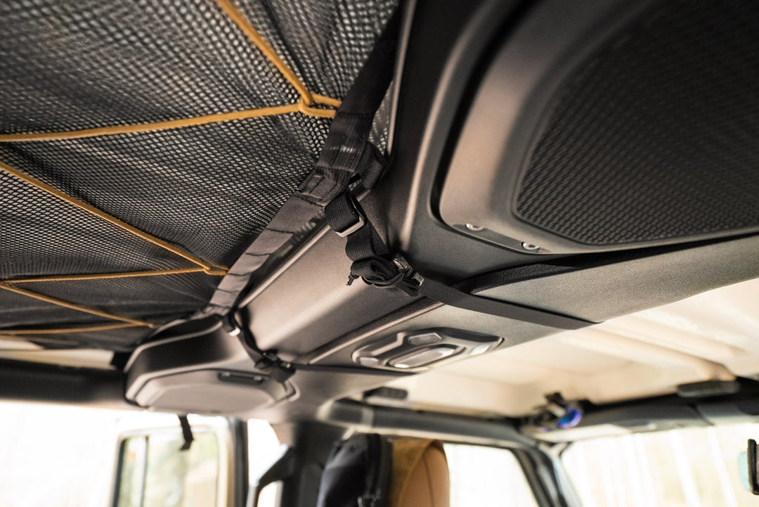 The Gladiator Attic holds in place with durable straps and high-quality hardware