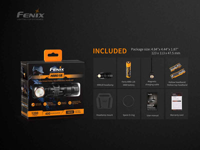 Fenix HM61R Rechargeable Multi-Use Headlamp - 1200 Lumens