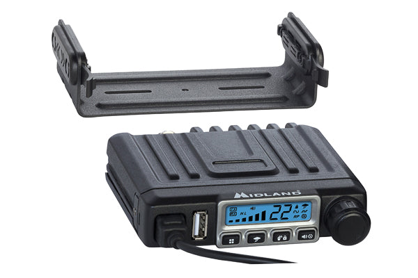 MXT115 15-Watt TWO-WAY GMRS RADIO with U shaped mounting bracket