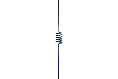 Midland MXTA26 6DB Gain GMRS Whip Antenna close up on coil halfway up the antenna