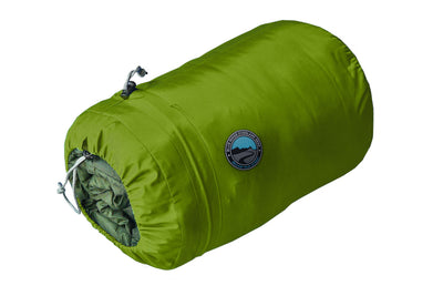 This camping gear repair patch by Noso works great on sleeping bags, jackets, and other nylon outdoor products.