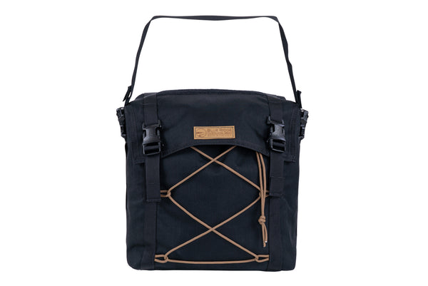 Overland Oil Bag front view with shoulder strap