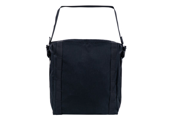Overland Oil Bag back view with shoulder strap