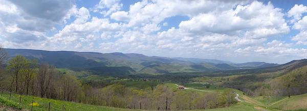 Dolly Sods - Seneca Rocks Lizard Map, West Virginia