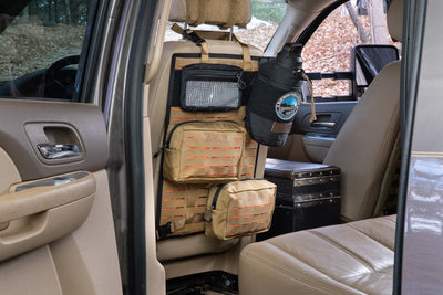 Triple Run: MOLLE Seat Back Panel - 14" x 20" Black