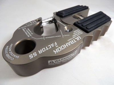 FACTOR 55 UltraHook Low Profile Shackle Mount in Gray