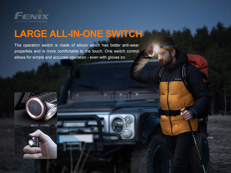 FENIX HM50R V2.0 RECHARGEABLE MULTI-USE HEADLAMP - 700 LUMENS