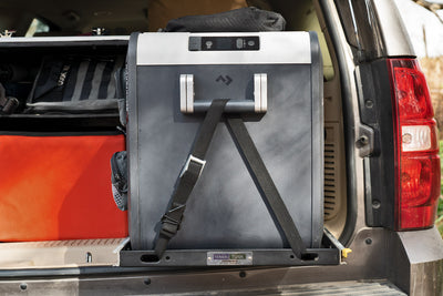 Our Overland Fridge Tie-Down Strap Kit is made in the USA and comes withe a rugged life time guarantee.