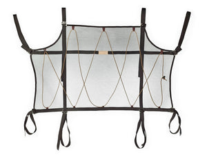 Jeep JKU Attic - Main view, with eight straps and paracord across the front