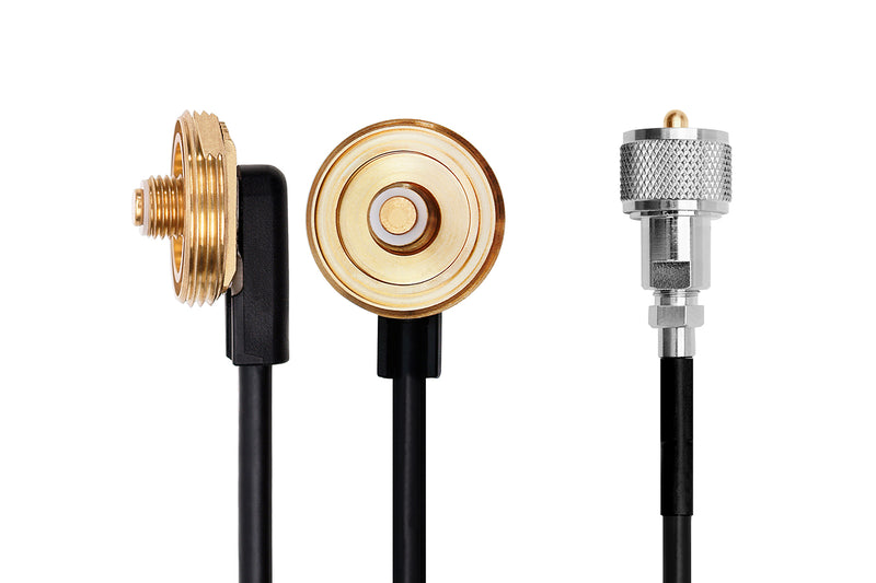 Midland MXTA24 Low Profile GMRS Antenna Cable detail on connectors